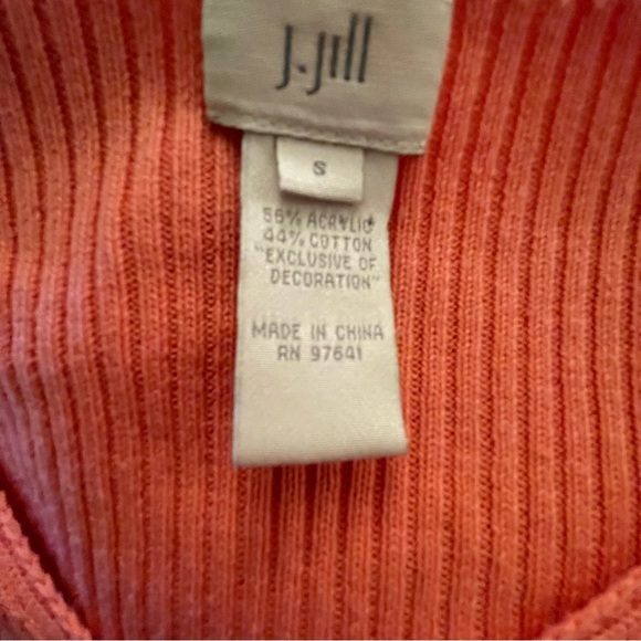 J Jill Crochet Knit Cardigan Sweater Button Detail - Picture 5 of 5